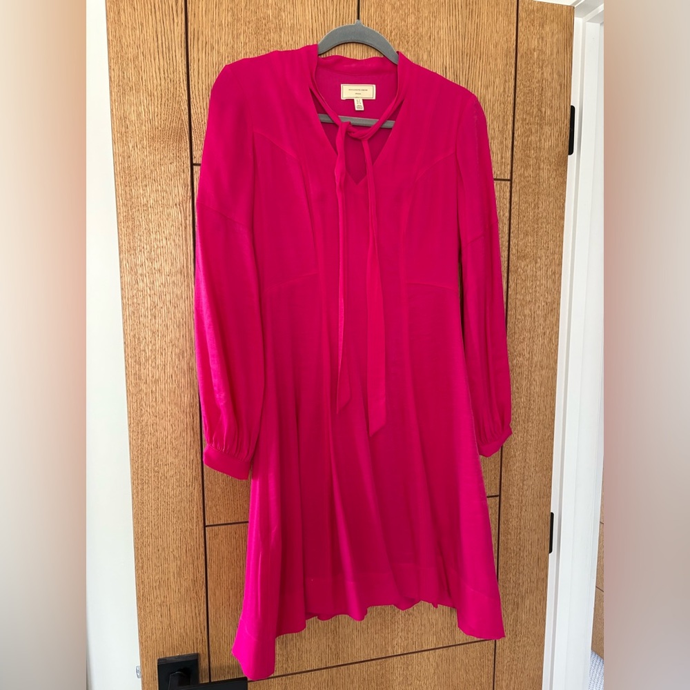 Moulinette Soeurs Vibrant Pink A-Line Mini Dress